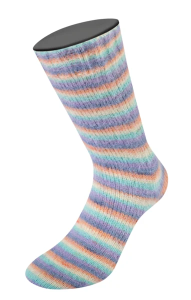 Lana Grossa Cosy Socks Multi Stripes